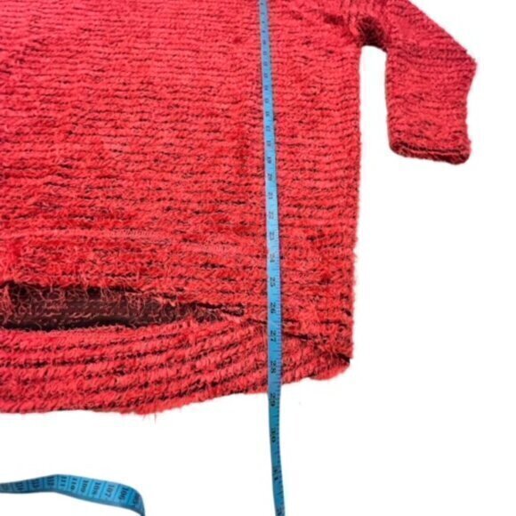 Jones‎ New York PINK Mohair Fuzzy Pull Over Sweater Size Medium Long Sleeve Soft - Picture 5 of 14